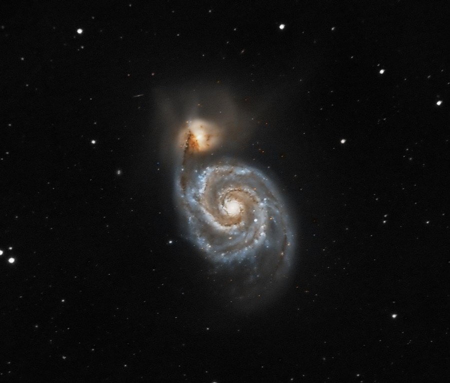 m_51 ou galaxie du tourbillon